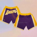Pantalone Los Angeles Lakers Amarillo Violeta