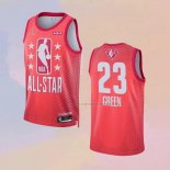 Camiseta All Star 2022 Golden State Warriors Draymond Green NO 23 Granate