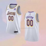 Camiseta Los Angeles Lakers Personalizada Association 2021-22 Blanco