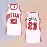 Camiseta Mujer Chicago Bulls Michael Jordan NO 23 Icon Blanco