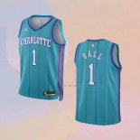 Camiseta Nino Charlotte Hornets LaMelo Ball NO 1 Classic 2023-24 Verde