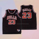 Camiseta Nino Chicago Bulls Michael Jordan NO 23 Retro 1995-96 Negro