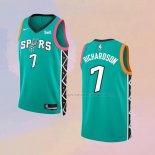 Camiseta San Antonio Spurs Josh Richardson NO 7 Ciudad 2022-23 Verde