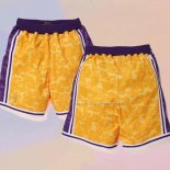 Pantalone Los Angeles Lakers Bape Amarillo