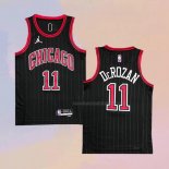 Camiseta Chicago Bulls DeMar DeRozan NO 11 Statement 2020-21 Negro