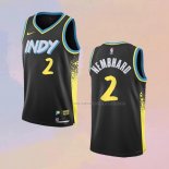 Camiseta Indiana Pacers Andrew Nembhard NO 2 Ciudad 2023-24 Negro