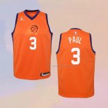 Camiseta Nino Phoenix Suns Chris Paul Statement 2020-21 Naranja