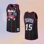 Camiseta Toronto Raptors Vince Carter NO 15 Mitchell & Ness 1998-99 Negro
