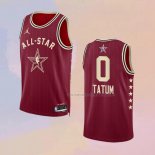Camiseta All Star 2024 Boston Celtics Jayson Tatum NO 0 Rojo
