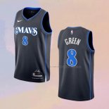 Camiseta Dallas Mavericks Josh Green NO 8 Ciudad 2023-24 Azul