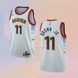 Camiseta Denver Nuggets Bruce Brown JR. NO 11 Ciudad 2022-23 Blanco