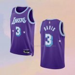 Camiseta Los Angeles Lakers Anthony Davis NO 3 Ciudad Edition 2021-22 Violeta