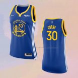 Camiseta Mujer Golden State Warriors Stephen Curry NO 30 Icon 2017-18 Azul