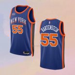 Camiseta New York Knicks Isaiah Hartenstein NO 55 Ciudad 2023-24 Azul