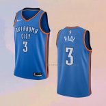 Camiseta Oklahoma City Thunder Chris Paul NO 3 Icon Azul