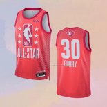 Camiseta All Star 2022 Golden State Warriors Stephen Curry NO 30 Granate