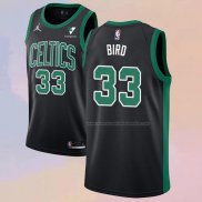 Camiseta Boston Celtics Larry Bird NO 33 Statement 2021-22 Negro