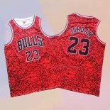Camiseta Chicago Bulls Michael Jordan NO 23 Mitchell & Ness Rojo2