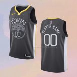 Camiseta Golden State Warriors Personalizada Statement Gris