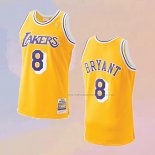 Camiseta Los Angeles Lakers Kobe Bryant NO 8 Mitchell & Ness 1996-97 Amarillo