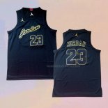 Camiseta Michael Jordan NO 23 Oro Negro