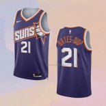 Camiseta Phoenix Suns Keita Bates-Diop NO 21 Icon 2023-24 Violeta