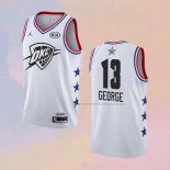 Camiseta All Star 2019 Oklahoma City Thunder Paul George NO 13 Blanco