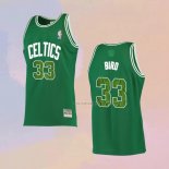 Camiseta Boston Celtics Larry Bird NO 33 Snakeskin Hardwood Classics 2021 Verde