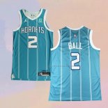 Camiseta Charlotte Hornets LaMelo Ball NO 2 Icon Autentico 2020-21 Verde