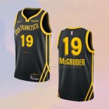 Camiseta Golden State Warriors Rodney Mcgruder NO 19 Ciudad 2023-24 Negro