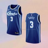 Camiseta Los Angeles Lakers Anthony Davis NO 3 Classic 2019-20 Azul