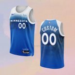 Camiseta Minnesota Timberwolves Personalizada Ciudad 2023-24 Azul