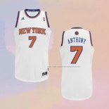 Camiseta New York Knicks Carmelo Anthony NO 7 Blanco