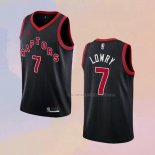 Camiseta Toronto Raptors Kyle Lowry NO 7 Statement 2020-21 Negro