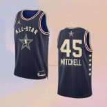 Camiseta All Star 2024 Cleveland Cavaliers Donovan Mitchell NO 45 Azul