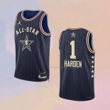 Camiseta All Star 2024 Los Angeles Clippers James Harden NO 1 Azul