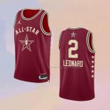 Camiseta All Star 2024 Los Angeles Clippers Kawhi Leonard NO 2 Rojo