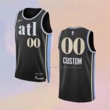 Camiseta Atlanta Hawks Personalizada Ciudad 2023-24 Negro