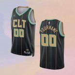 Camiseta Charlotte Hornets Personalizada Ciudad 2022-23 Negro