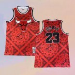 Camiseta Chicago Bulls Michael Jordan NO 23 Mitchell & Ness 1996-97 Rojo2