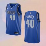 Camiseta Dallas Mavericks Harrison Barnes NO 40 Icon Azul