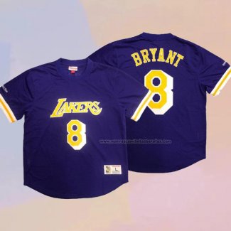 Camiseta Manga Corta Los Angeles Lakers Kobe Bryant NO 8 Violeta