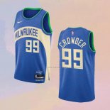 Camiseta Milwaukee Bucks Jae Crowder NO 99 Ciudad 2023-24 Azul