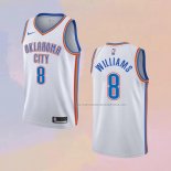 Camiseta Oklahoma City Thunder Jalen Williams NO 8 Association Blanco