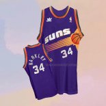 Camiseta Phoenix Suns Charles Barkley NO 34 Retro Violeta
