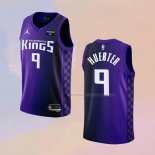 Camiseta Sacramento Kings Kevin Huerter NO 9 Statement 2023-24 Violeta