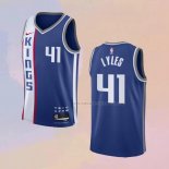 Camiseta Sacramento Kings Trey Lyles NO 41 Ciudad 2023-24 Azul