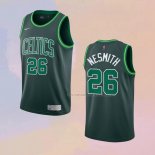 Camiseta Boston Celtics Aaron Nesmith NO 26 Earned 2020-21 Verde