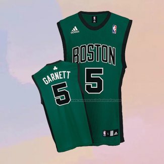 Camiseta Boston Celtics Kevin Garnett NO 5 Verde1