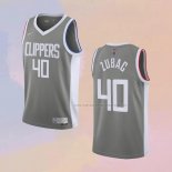 Camiseta Los Angeles Clippers Ivica Zubac NO 40 Earned 2020-21 Gris